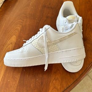 Customized Nike Air Force 1s.